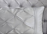 7-Piece King 100% Polyester Pieced Pleated Tufted Comforter Set B035P463170