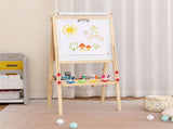 3-in-1 Art Easel Adjustable Double-sided Easel with 4 Paint Cups 93440309
