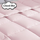 Pink plus-size comforter for all seasons, perfect for cozy bedrooms, luxurious hotel rooms, single, 19409757