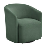 Ardena Green Swivel Barrel Chair B050P322596