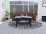 Danvers Rectangle Coffee Table Black Wengue B06280333