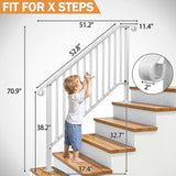 Outdoor 4 Level Iron Handrail Matte White 04980740