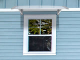 HT-100 x 96cm Household Application Door & Window Rain Cover Eaves Gray Holder 43523055