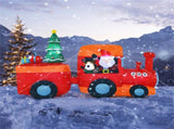 8.6 feet Christmas inflatable train Christmas decorations 71256370