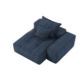 Modern Oversized Modular Sectional Sofa,Sparkling Chenille Fabric Soft Cushion Sofa with 2 W1885P298466