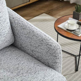 31.5"W Swivel Accent Chair and Comfy Round Accent Single Sofa Chair, 360 Degree Club Chair, Lounge W1852P204917