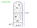 4 Pack Metal Garden Trellis 71" x 19.7" Rustproof Trellis for Climbing Plants Outdoor Flower Support W1586P266865