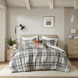 Full/Queen Plaid Comforter Set B035P203245