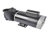 4 HP 230V 2-Speed Executive 56 Frame Spa Pump Black Side Discharge 3721621-13 87409993