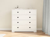 Chest Of Drawer with 5 drawers white color farm door W2139P241084
