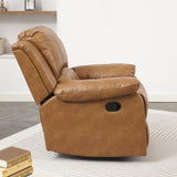 Charlotte Saddle Leather Gel Glider Recliner B050P322573