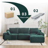 Modern Memory Foam Compressed Sofa,Large Sectional Couches for Living Room,Pet-Friendly Cloud 89136012