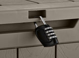 30 Gallon Outdoor Storage Box, Weatherproof Lockable Resin Deck Box for Patio Furniture, Pool 96371124