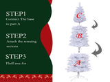 7.5 feet long artificial Christmas tree, 1000 branches, flame-retardant PVC, three-step 42007184