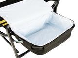 46.46" x 20.87" x 33.46" Folding Camping Chair with Side Table & Insulated Cooler Bag, Spray-Coated 53355141