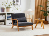 Mid-Century Modern Accent Chair, Arm Chair Living Room Chairs Pillow Upholstered Reading Chair 99082849