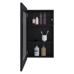 ZUN Juno 25.7" H x 15.7" W Narrow Mirror Medicine Cabinet, One door with Three interior Shelves for B200P240247