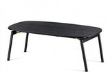 Folding Coffee Table No Assembly Required, 39.4" x 19.7" x 18.3", Melamine 66749266