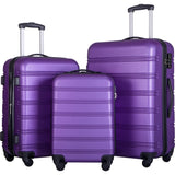 3 Piece Luggage Set Hardside Spinner Suitcase with TSA Lock 20" 24" 28" Available 83145611