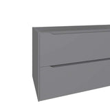 DAX Cenit Single Vanity Cabinet with 2 Drawers 1 Door 40 Inches Matt Mist B2702P227050