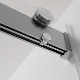 56 to 60 in. W x 76 in. H Double Sliding Frameless Soft-Close Shower Door with Premium 3/8 Inch W1573126514