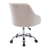 ZUN Swivel Shell Chair for Living Room/ Modern Leisure office Chair 00252578