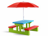 Children Outdoor Picnic Set with Foldable UV Protection Umbrella, Lightweight PP Kids Activity 39776341