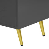 U-Can Modern TV Stand for TVs up to 55 Inches, Entertainment Center Media Console,Adjustable Shelf, N724P198517E