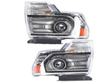 Pair Left & Right HID/Xenon Chrome Headlight Replacement for 2013-2014 Ford F150 FO2518120 80445071