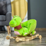 2-IN-1 Baby rocking horse toy with music playback Dinosaur shaped 48981124