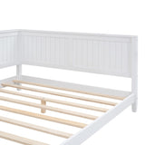 Full Size Wood Daybed/Sofa Bed, White WF297690AAK