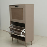 2-Tier Shoe Rack for Entryway - Stable and Spacious Shoe Storage Organizer, Easy Access Design, W2139P306372