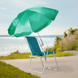 Folding Beach Chair with Umbrella Adults, Lightweight Porable Camping Chair with 265lbs Capacity 85132895