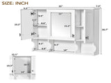 35'' x 28'' Wall Mounted Bathroom Medicine, Modern Bathroom Wall with Mirror, Mirror 91757062