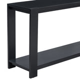 U_STYLE Distinctive Features of a Minimalist Console Table with Bottom Shelf and Four Legs, Suitable N711P173084B