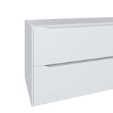 DAX Cenit Single Vanity Cabinet with 2 Drawers 1 Door 40 Inches Matt White B2702P226988