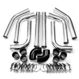 ZUN Universal 3" Inch Aluminum Intercooler Piping U-Pipe Kit+Coupler Black+T-Clamps 80692802