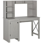 ZUN Computer Desk-Light Grey （Prohibited by WalMart） 55639837