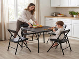 Kids 5-Piece Folding Activity Table and Chair Set, Classic Black 27881667