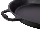 17inch Pre-Seasoned Cast Iron Skillet, Cast Iron Pan,Dual Assist Handles,Use for Grill, Stovetop, 45193451