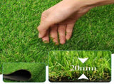 6.5x10FT Artificial Grass Turf 0.8" Indoor Outdoor Fake Grass with Drain Holes, for Dog and Garden 48076831