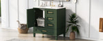 ZUN 30" Bathroom Vanity in Green, Modern Bathroom Cabinet Sink Combo Set, Bathroom Storage Cabinet 29442189