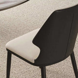 Modern Gray and White Dining Chair Contemporary Stylish Chairs for Dining Room, W509P261582