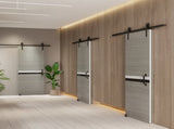 CRAZY ELF 28 "x 84" Integrated Door Slab, No Assembly Required, Covered With 2mm Thick W936126322