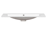 30" Single Bathroom Basin Sink, Vanity Top Only, 3-Faucet Holes, Resin WF316527AAK