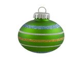 Swirl Glass Christmas Ball Ornaments - 1.5" - Multicolor - 10ct 55262309