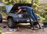 400 LBS Capacity Heavy Duty Topside Creeper with 4-Level Height Adjustable, Foldable Automotive 12685717