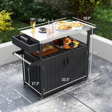 Camping CartGrill CartOutdoor Bar Cart 88070606