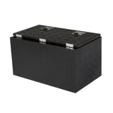 30 "Aluminum Five Pattern Toolbox Double Lock Black 25060556