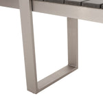 ZUN Dining Bench, Silver + Gray 70498.00PGRY